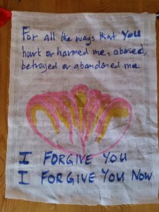 Hungry Ghost Retreats - I Forgive You Prayer-flag